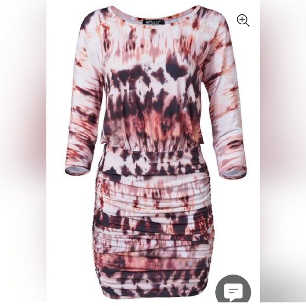 NWOT VENUS Tie Dye Bodycon Mini